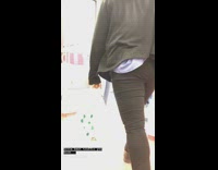 Man exits subway train on his moped scooter