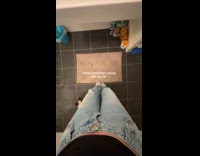 Cat running and circling around hooman