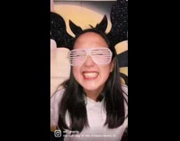 Halloween party glasses challenge 