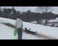 Guy riding skateboard deck falls hits head