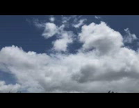 Time lapse of sky clouds with music