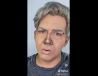 Guy turns into carole baskin makeup transformation