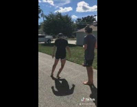 Hopscotch in sync dance friends