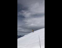 Collab scorpionmasters - Ski backflip fail yellow jacket slow motion