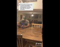 Girl tiktok dance dad talk after