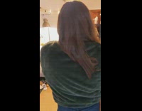 Compilation girl kitten two grey white dogs