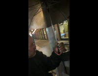 Woman records interaction with hobo that hits on her telling jokes