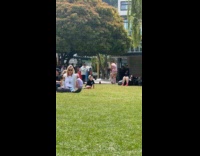 Collab IITW - Man pink floral tiktok dance at park