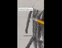 pencil drawing of rapper XXXTENTACION