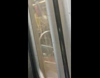 Wheelchair guy plastic storage bag over head 