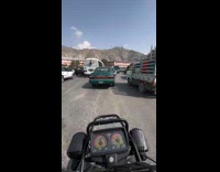 Collab ZarSubmissions - Four people rides the motorcycle at street