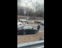 Guy lectures other dude about bad driving