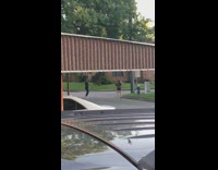 Two girls blue fire hydrant dance tiktok