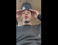 Guy gives tips for brim bend for hats 