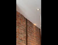 Submitter shows huge dragonfly flies inside restaurant