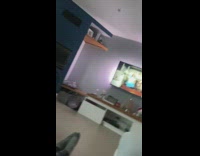 Collab Kale Salad IG - Puppy cuddles with girl watches TV