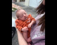 Baby signed i love you to mom