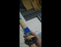 Homemade DIY giant flashlight turn off lights