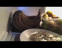 Bunch of Brown Banana inside the refrigerator