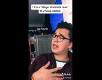 How college students react to cheap vodka 