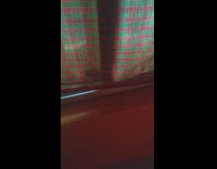 Brown chicken outside house on window sill