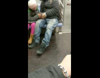 A boy holds a pigeon while a girl pets it