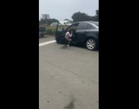 Girl mistakenly prank give paper to woman