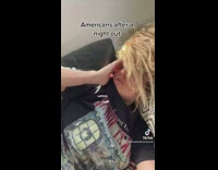 Americans versus europeans after a night out 