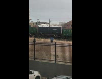 Man blue jacket hoodie rap music video train Part 2