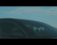 Airplane stuck in mid air from filmers perspective