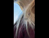 Woman notifies plane crew about missing plane part 