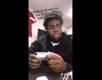 Guy opens bedroom door to sing alphabet 