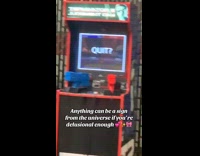 Man sees sign from the universe