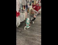 Woman breaks arms off child mannequin 