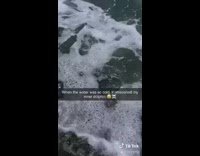 Collab BitchIG2 - Girl in ocean water makes dolphin noise