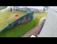 Tornado on neighborhood trash the yard cctv part 2