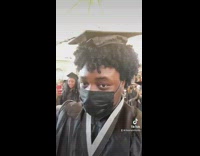 Collab BitchIG2 - Guy black mask graduation moves tassel 