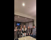 Grandchildren and grandparents recreate tellytubby tiktok trend