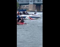 Collab WINY - Mans jetski collision in middle of river part 2