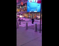 Woman black backless bodysuit dance pedestrian MMs