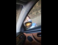 Woman rides the bike inside the tunnel