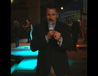 Man in suit prays then a door hit him in the head