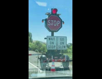 Stop sign changes animation to slow 