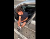 Man asked by stranger why hes talking to girlfriend