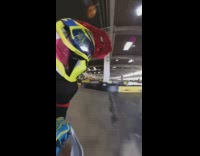 Collab Scorpionmasters - Man Black Suit Hits Tire Roadblock and Flies Away