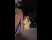 Baby does the tiktok dance with woman