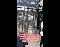 Little kid border accident