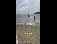 Photoshoot at Ibiza, Spain beach 