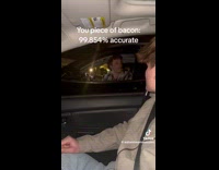 Man calls another man fat piece of bacon