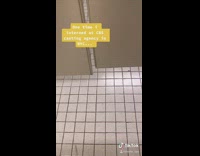 Guy in restroom hears someone masturbate intern 